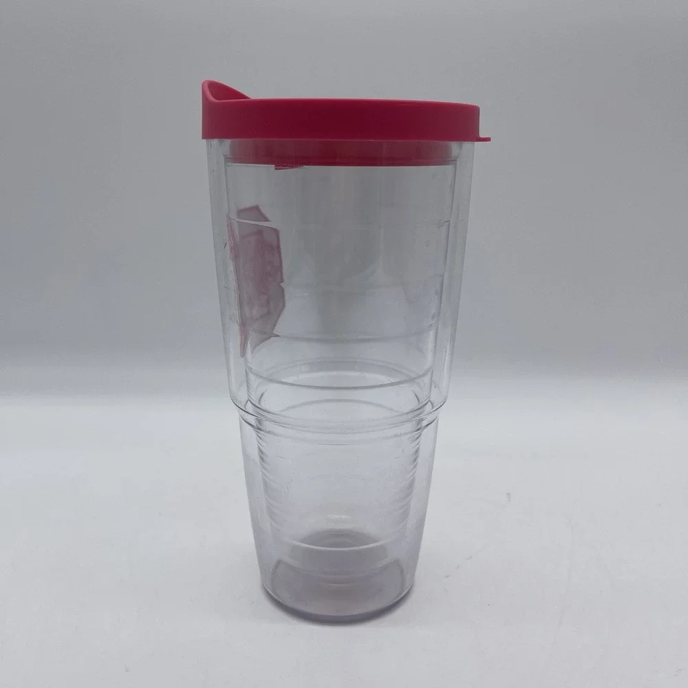 Tervis Tumbler Lot Of 2 Pink 24 oz USC Gamecocks Insulated Drinking Cups w/ Lids